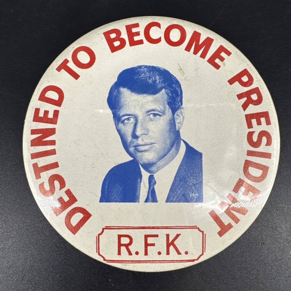 Robert Kennedy RFK 1968 Destined To Become President Political Campaign Mirror
